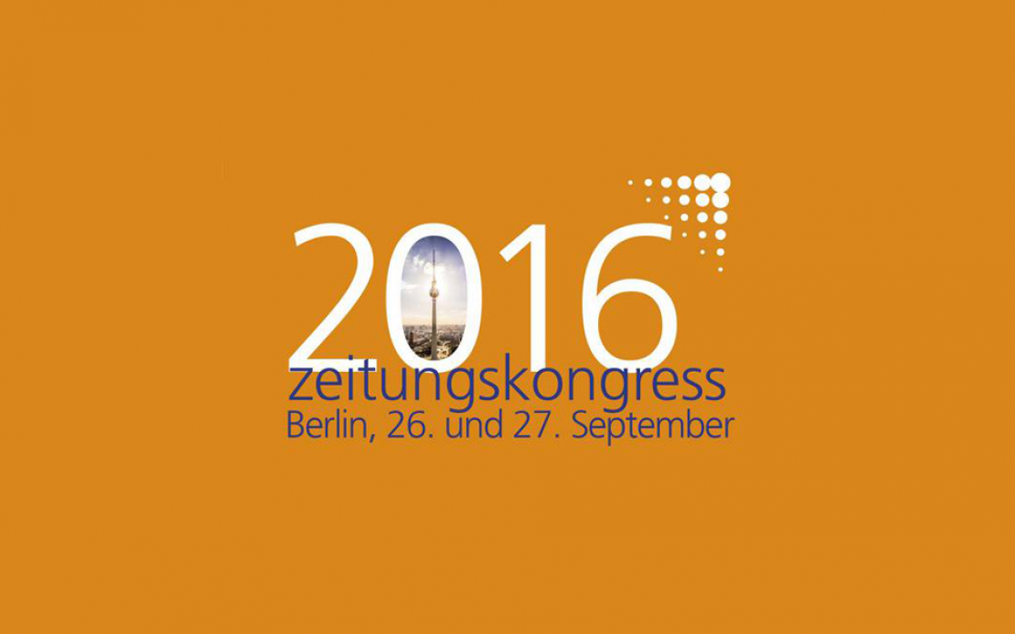 PMG Presse-Monitor auf dem BDZV-Zeitungskongress 2016