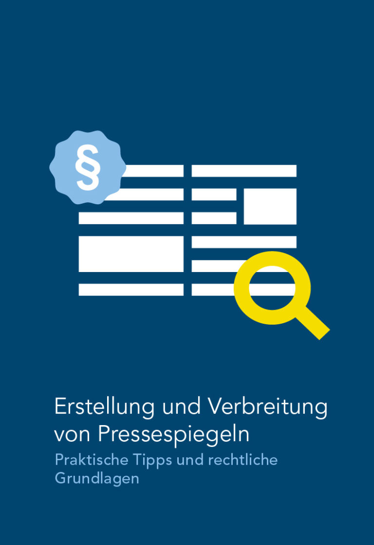 PMG Whitepaper Erstellung und Verbreitung von Pressespiegeln PMG Whitepaper mit rechtlichen Grundlagen: Wie erstellt und verbreitet man Pressespiegel