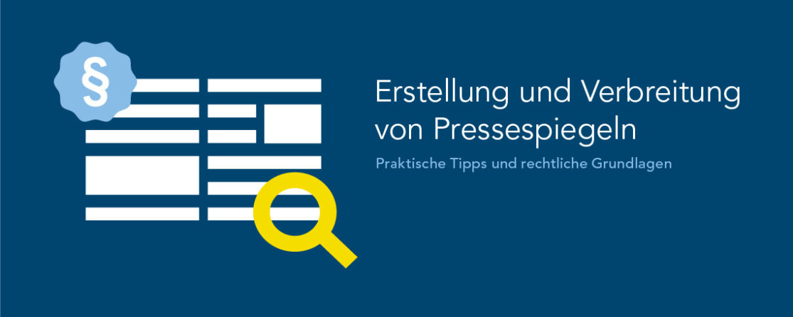 PMG Whitepaper Erstellung und Verbreitung von Pressespiegeln PMG Whitepaper mit rechtlichen Grundlagen: Wie erstellt und verbreitet man Pressespiegel