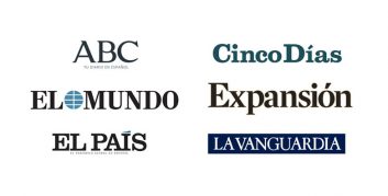 El País, El Mundo, Cinco Días, Expansión, La Vanguardia und ABC - spanische Titel