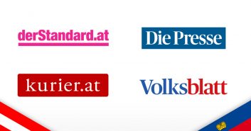 Neue Online-Medien aus Österreich und Liechtenstein: der Standard, Die Presse, Kurier.at, Volksblatt
