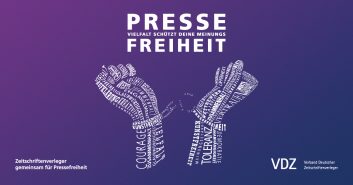 VDZ Kampagne für Pressefreiheit 2018 Handschellen