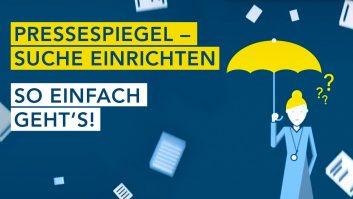 Suche für Pressespiegel einrichten