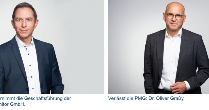 Ingo Kästner übernimmt die Geschäftsführung. Oliver Graßy verlässt die PMG.