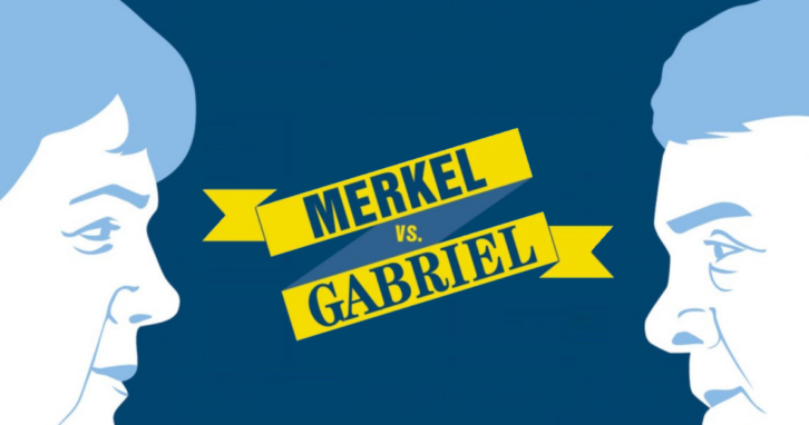 Merkel vs. Gabriel