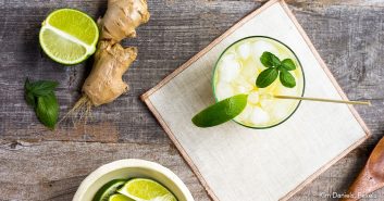 Superfoods: Ingwer und Limette als Getränk