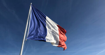 Wahlen in Frankreich: Französische Flagge