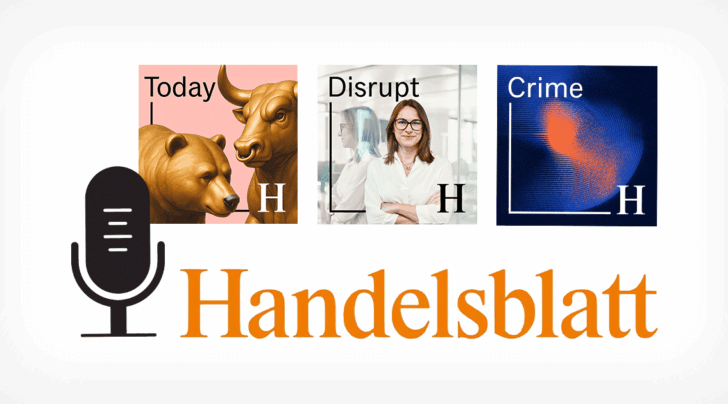 Logos der Handelsblatt-Podcasts