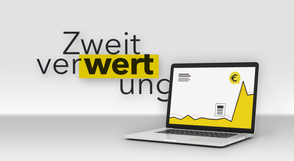 Content-Zweitverwertung Laptop