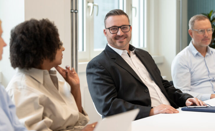 Vertriebsteam im Meeting